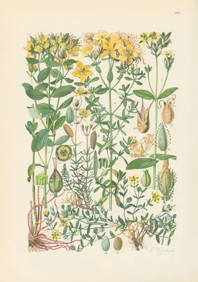 Illustrierte Flora von Mitteleuropa Pl.183 av Gustav Hegi