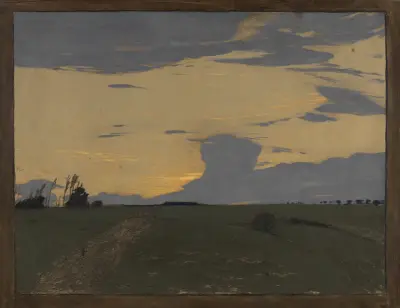 Abendwolken av Gustav Kampmann