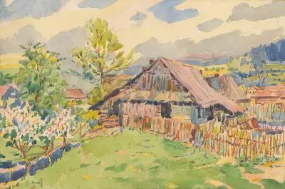 Från Važec av Gustáv Mallý