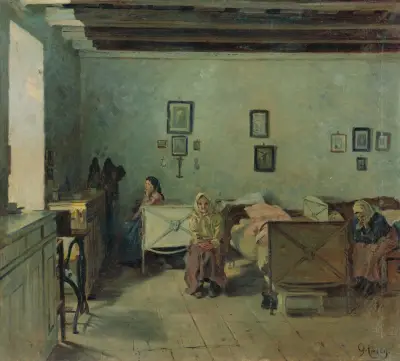 Old People’s Home in Pezinok av Gustáv Mallý