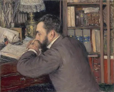 Henri Cordier av Gustave Caillebotte
