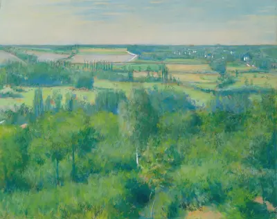 La Vallée De L’yerres av Gustave Caillebotte