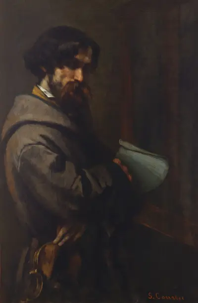 Alphonse Promayet (1822–1872) av Gustave Courbet