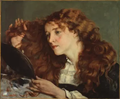 Jo, The Beautiful Irish Girl av Gustave Courbet