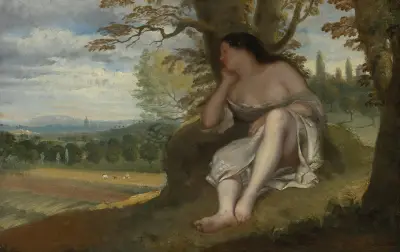 La sieste av Gustave Courbet