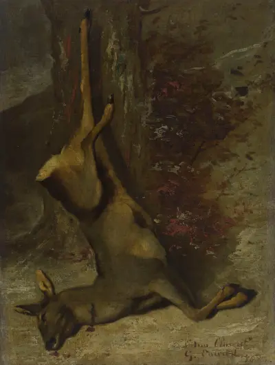 Le Chevreuil av Gustave Courbet
