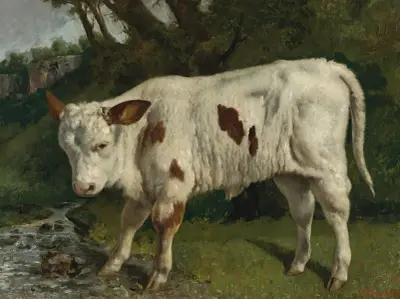 Le Veau Blanc av Gustave Courbet