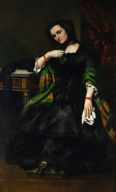 Madame Auguste Cuoq (Mathilde Desportes, 1827–1910) av Gustave Courbet