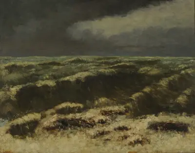 Mer Orageuse av Gustave Courbet