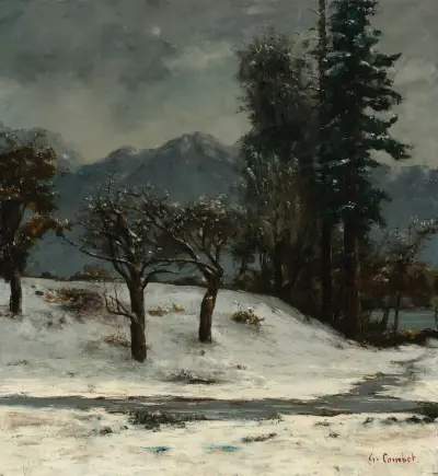 Neige av Gustave Courbet