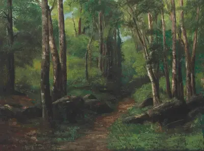 Path Through The Forest av Gustave Courbet