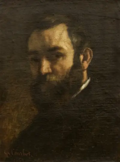 Portrait of a Man, 1851 av Gustave Courbet