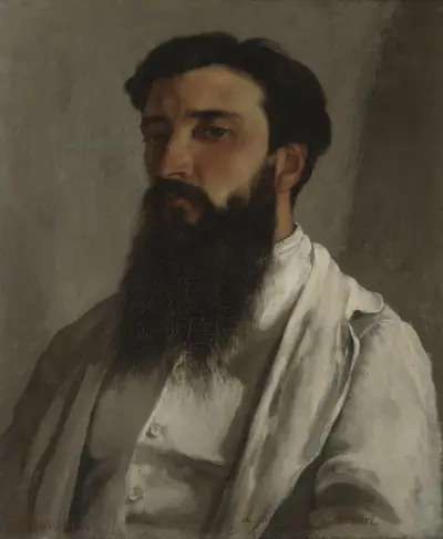 Portrait of Jules Bordet av Gustave Courbet
