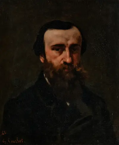 Portrait of M. Nicolle av Gustave Courbet