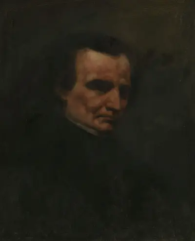 Portrét skladatele Hectora Berlioze, Gustave Courbet