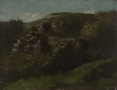 Rochers À Ornans av Gustave Courbet