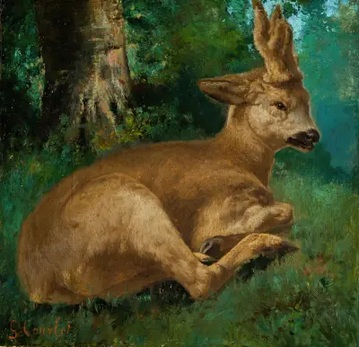 Roebuck av Gustave Courbet