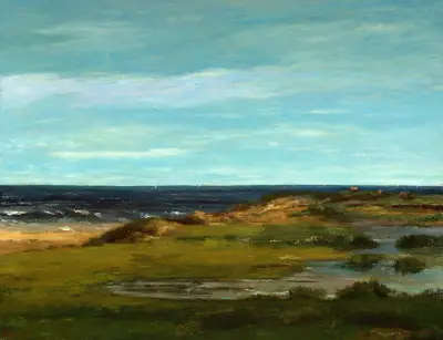Krajobraz nadmorski, Gustave Courbet