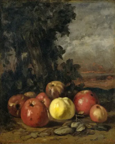Still Life with Apples av Gustave Courbet