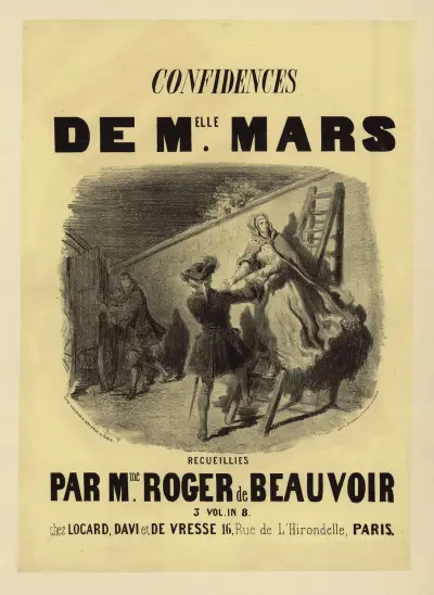 Mademoiselle Mars förtroenden av Gustave Doré