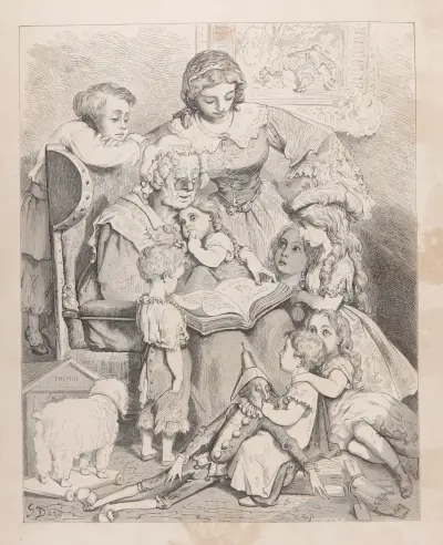 Sagor, plansch 1 av Gustave Doré