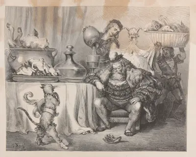 Sagor, pl. 25 av Gustave Doré