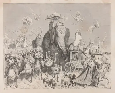 Fésagor pl. 34 av Gustave Doré