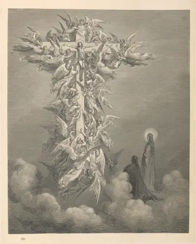 Den gudomliga komedin – Paradiset, pl. 6 av Gustave Doré