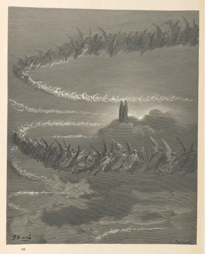 Dantes gudomliga komedi. Del 3, Paradiset, plansch 8 av Gustave Doré