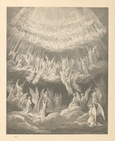 Den gudomliga komedin. Del 3, Paradiset, pl. 15 av Gustave Doré