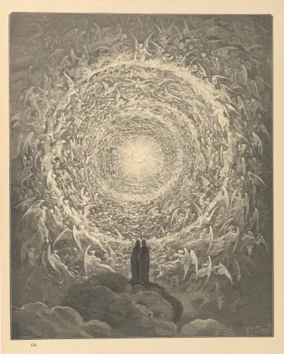 Den gudomliga komedin, Paradiset, pl. 17 av Gustave Doré