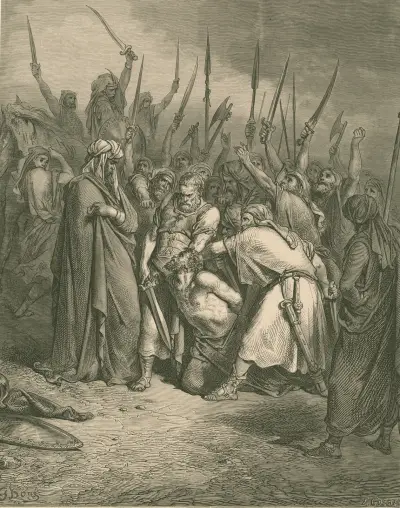 Agags död av Gustave Doré