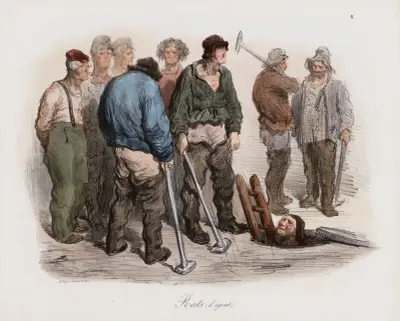 Det parisiska menageriet (första tryckningen), pl. 09 av Gustave Doré