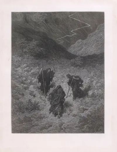 Häxorna av Gustave Doré