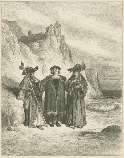 Ostronet och parterna av Gustave Doré
