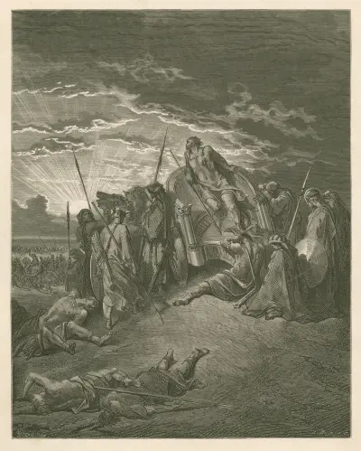 Ahabs död av Gustave Doré