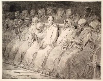 Neofyt, 6:e staten av Gustave Doré