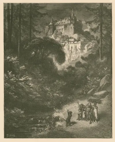 Bostaden, antar jag, för en man av ställning av Gustave Doré