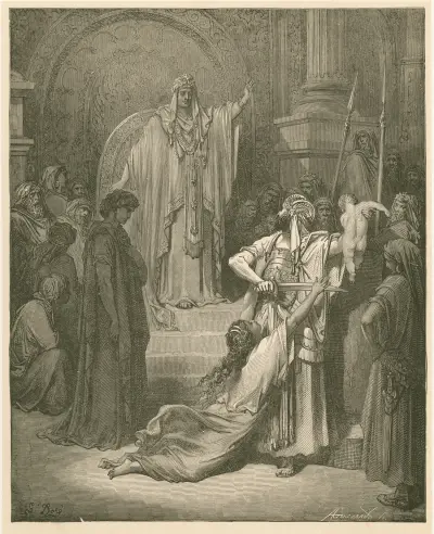 Salomos dom av Gustave Doré