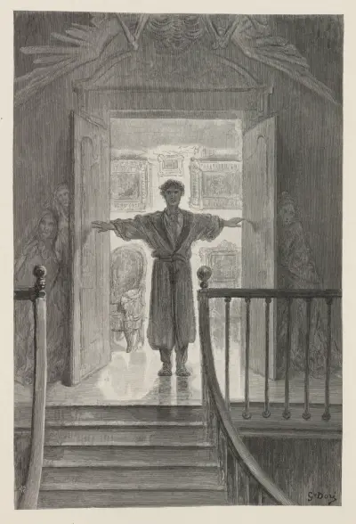 Korpen (pl. 9) av Gustave Doré