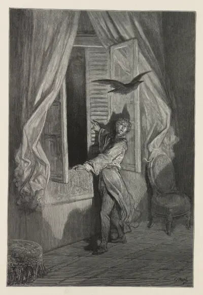Korpen, pl. 13 av Gustave Doré