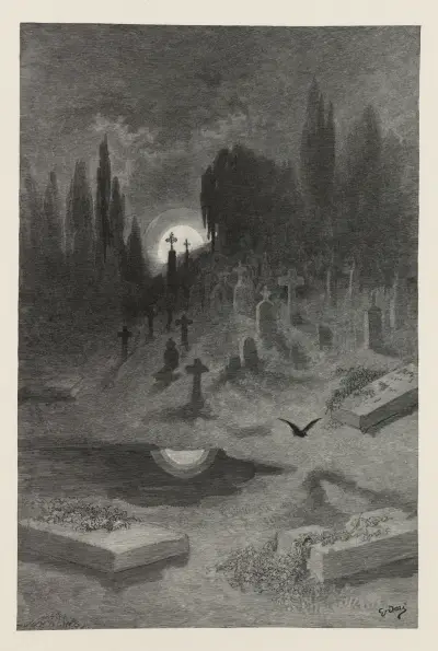 Korpen, pl. 15 av Gustave Doré