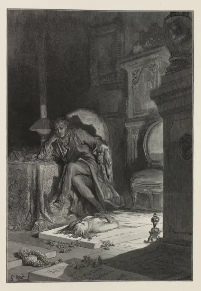 Korpen, pl. 17 av Gustave Doré