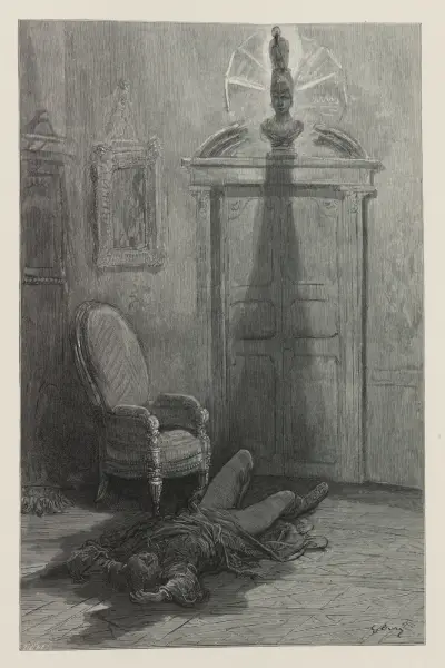 Havran, list 25, Gustave Doré