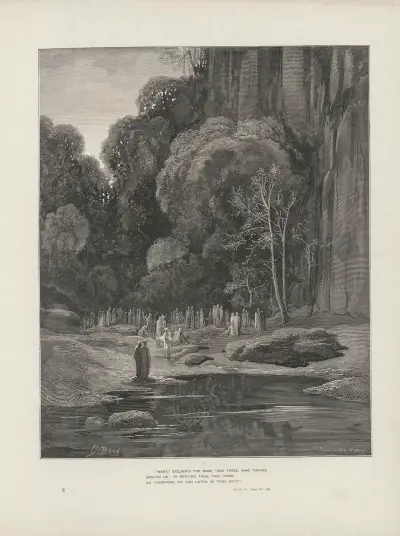 Visionen av skärselden och paradiset av Gustave Doré