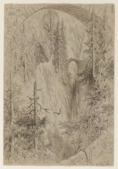 Via Mala av Gustave Doré