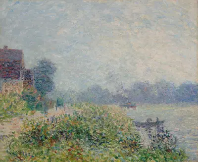 Flodstrand av Gustave Loiseau