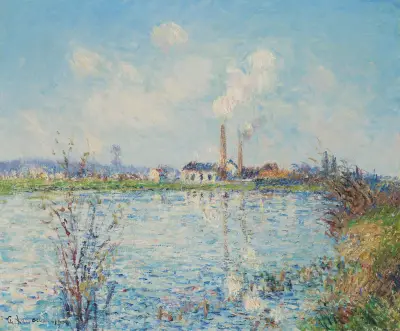 Bord vid L’oise av Gustave Loiseau
