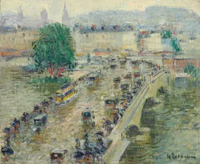 Pont Corneille i Rouen av Gustave Loiseau