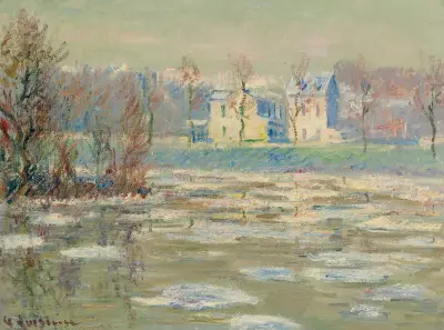 Fågeln i vinter av Gustave Loiseau